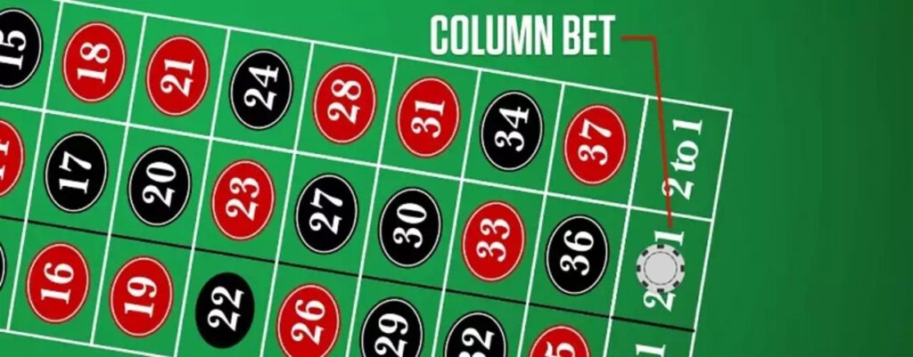 Ποντάρισμα σε στήλες στην ρουλέτα | Πως παιζεται η ρουλετα