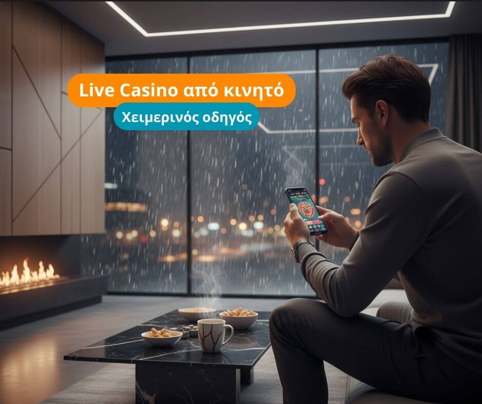 Live Casino από κινητό | Χειμερινός οδηγός για παιχνίδι με ασφάλεια και άνεση 1 live casino από κινητό