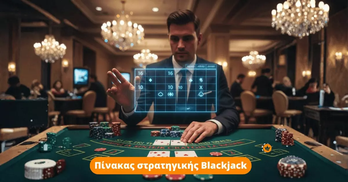 Πίνακας στρατηγικής Blackjack – Ο πλήρης οδηγός για σωστό παιχνίδι